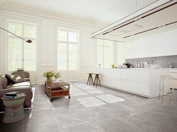 What is a polished porcelain tile?