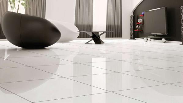 What is a polished porcelain tile?