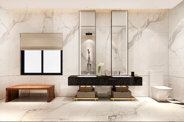 Familiarization with types of ceramics for reception floors - special sale